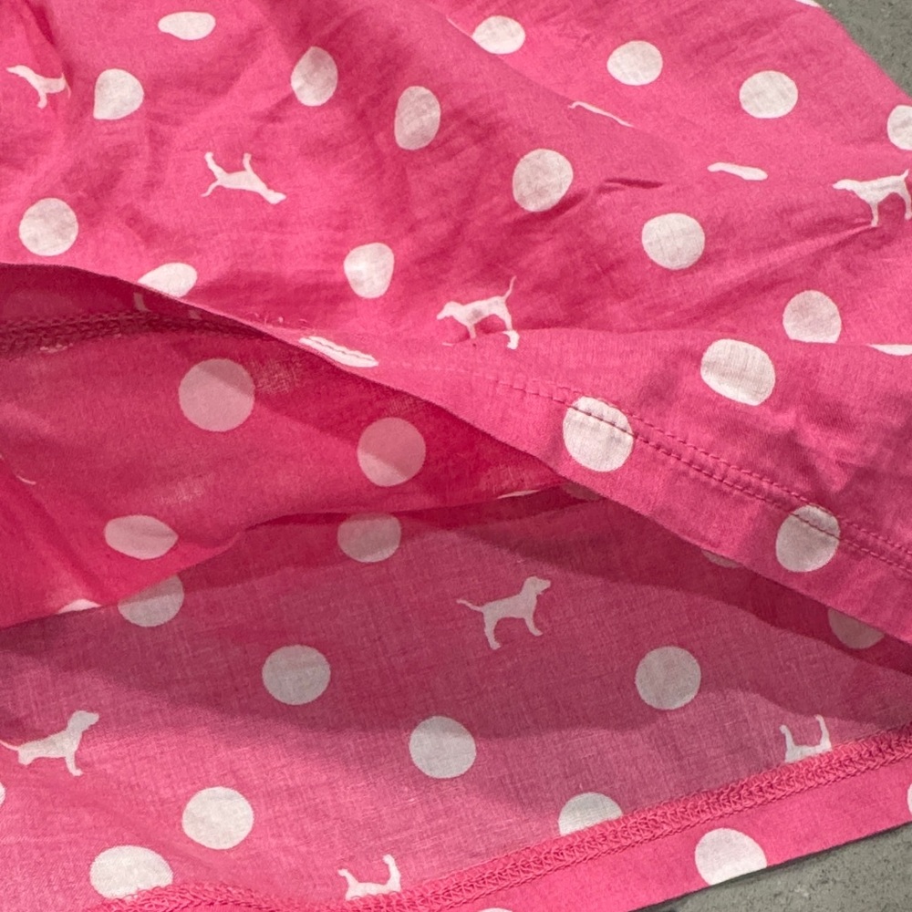 PINK Victoria's Secret Orange and Pink Boxer Shorts Bundle size Medium and Large - Picture 11 of 12